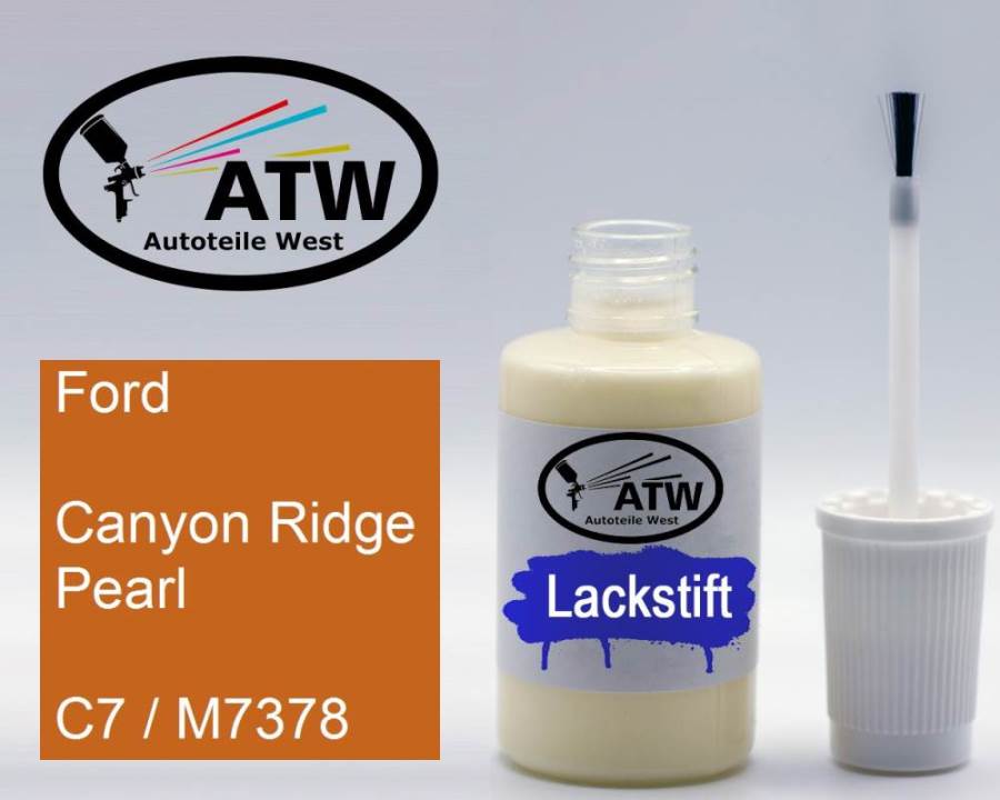 Ford, Canyon Ridge Pearl, C7 / M7378: 20ml Lackstift, von ATW Autoteile West.